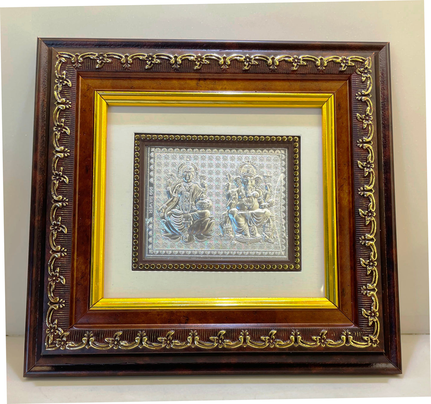 CANDRIN SILVER FRAME LAXMI BALAJI SILVER FRAME 999 SILVER FRAME CANDRIN SILVER FRAME CHANDI KI FRAME SILVER GOD FRAME ELITE SILVER COLLECTION ELITE FRAME / LAXMI GANESH / LAXMIJI / GANESHJI / LAXMI GANESH FRAME/ LAXMI GANESH SILVER FRAME / CANDRIN LG FRAMEE