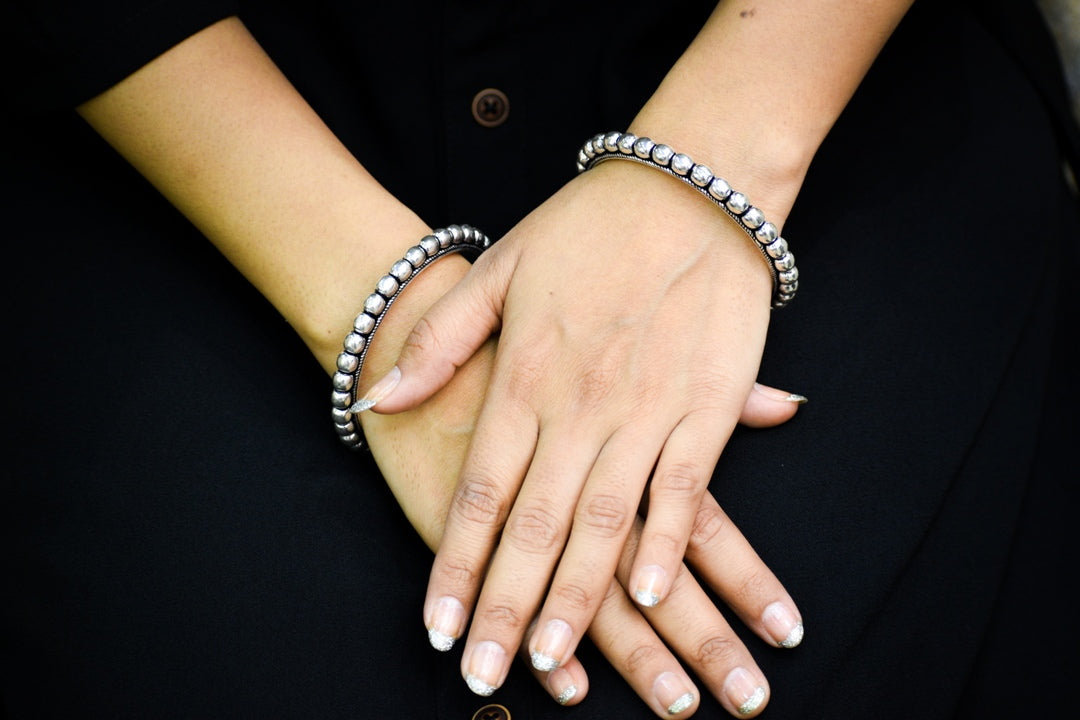silver jewellery collection / Big balls bangles/ big balls candrin bangles/ candrin bangles / candrin jewellery