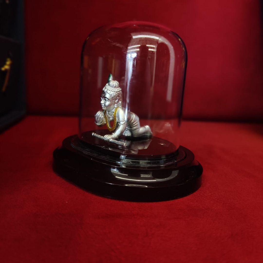 Laddu Gopal Ji 999 Silver Idol