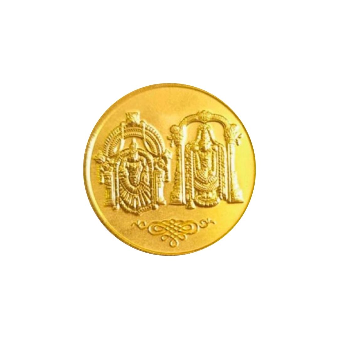 कैंड्रिन 999 स्वर्ण लक्ष्मी बालाजी सिक्का