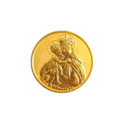 CANDRIN 999 GOLD MOTHER MARY COIN