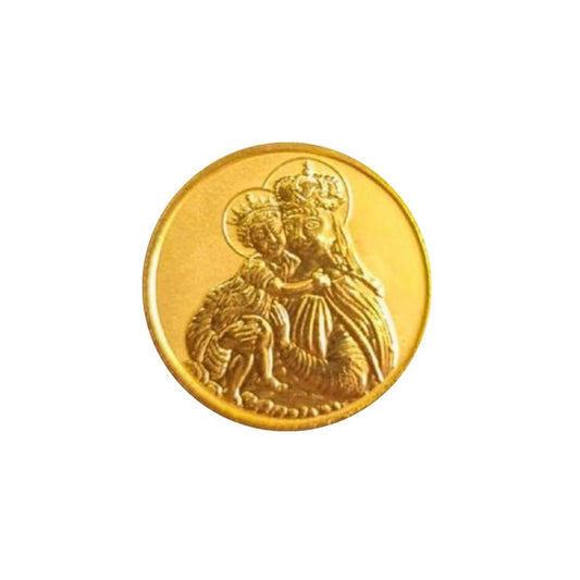 कैंड्रिन 999 स्वर्ण मदर मैरी सिक्का