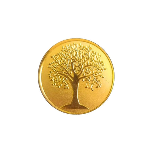 कैंड्रिन 999 स्वर्ण बरगद के पेड़ का सिक्का