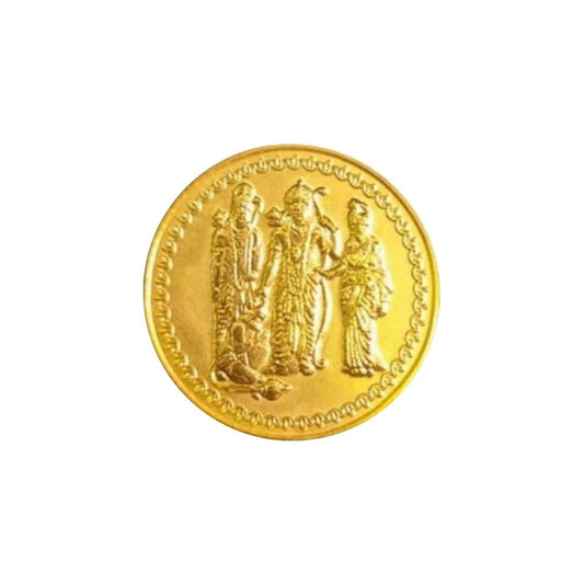 कैंड्रिन 999 स्वर्ण रामदरबार सिक्का