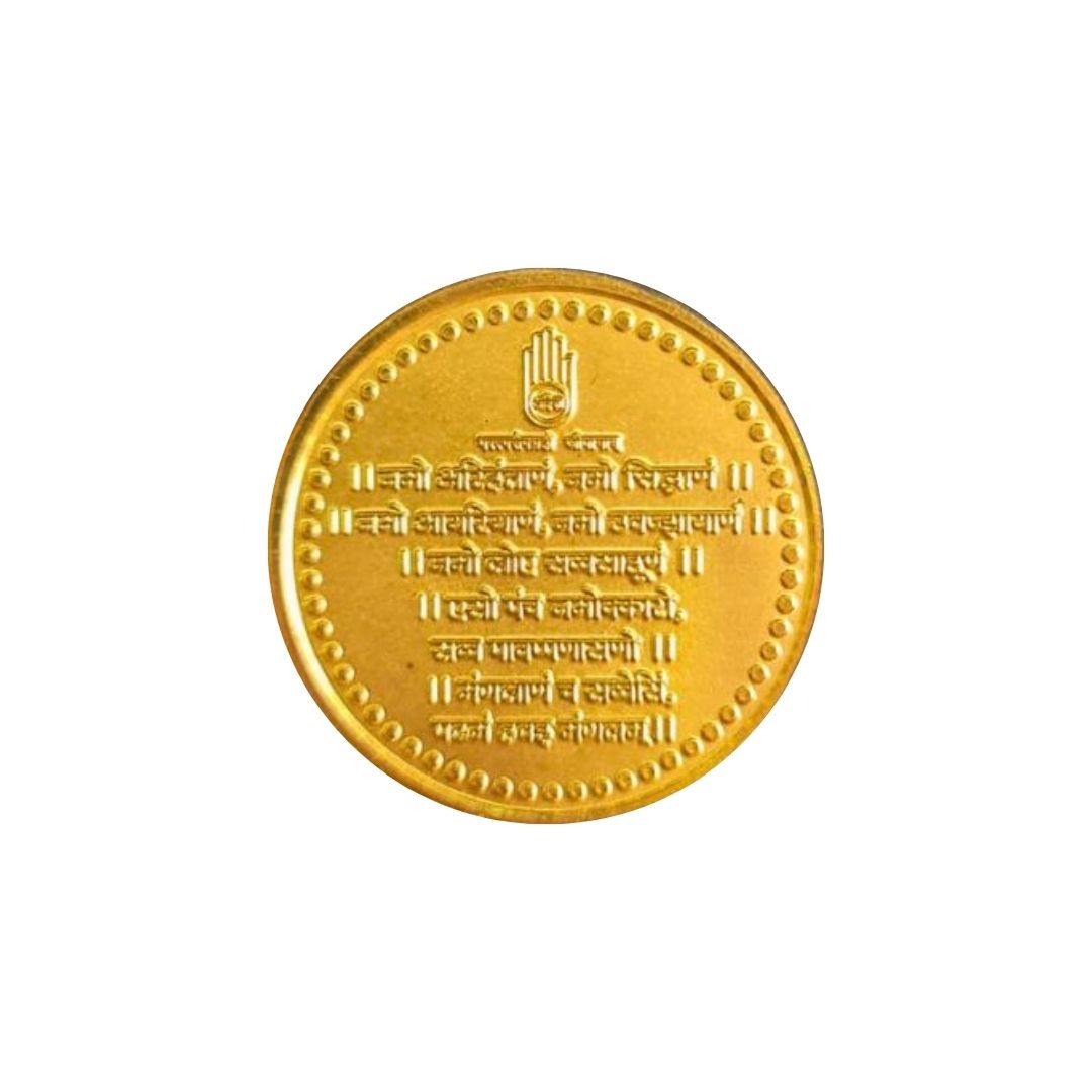 CANDRIN 999 GOLD NAMOKAR MATRA COIN