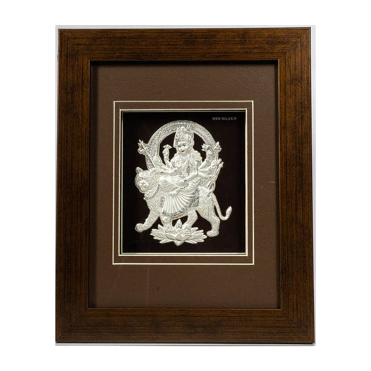 CANDRIN SILVER FRAME/DURGA JI SILVER FRAME / DURGA JI SILVER FRAME / CANDRIN DURGA JI / SILVER FOIL FRAME/ DURGA JI / CANDRIN /SILVER FRAME / DURGA JI SILVER FRAME