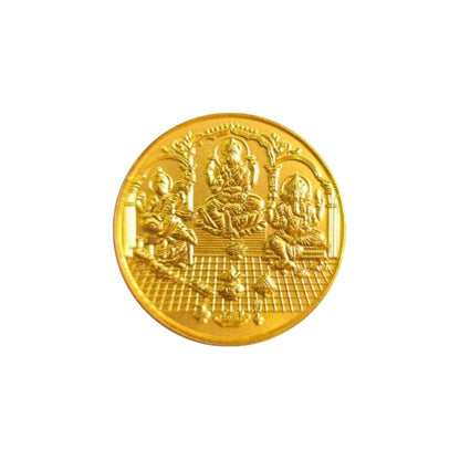 कैंड्रिन 999 स्वर्ण लक्ष्मी गणेश सरस्वती सिक्का