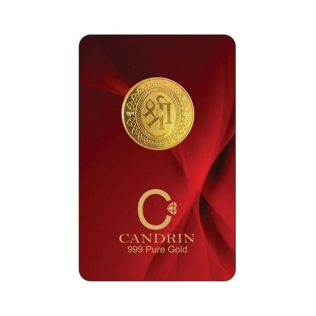 CANDRIN 999 GOLD SHRI COIN