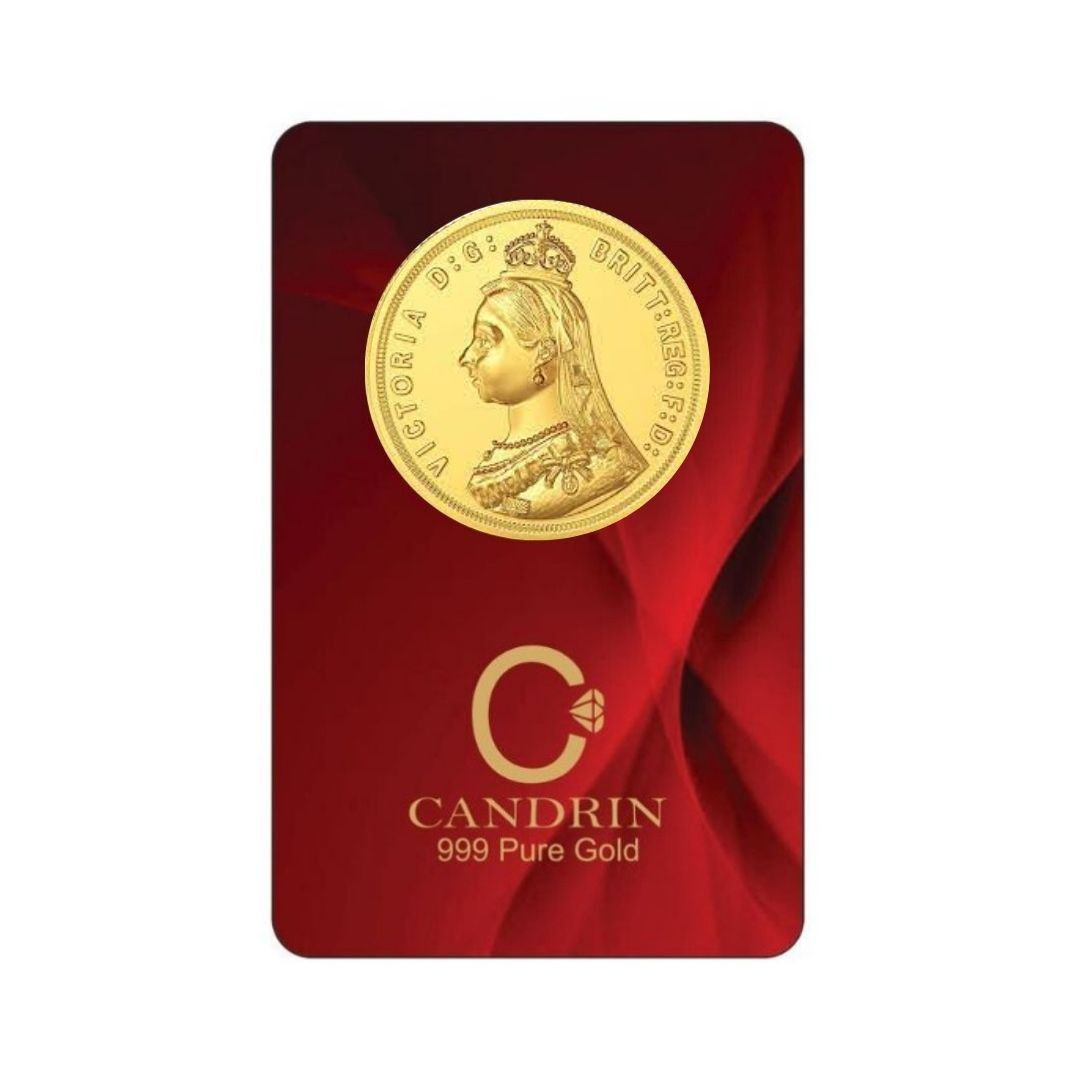 CANDRIN 999 GOLD VICTORIA COIN