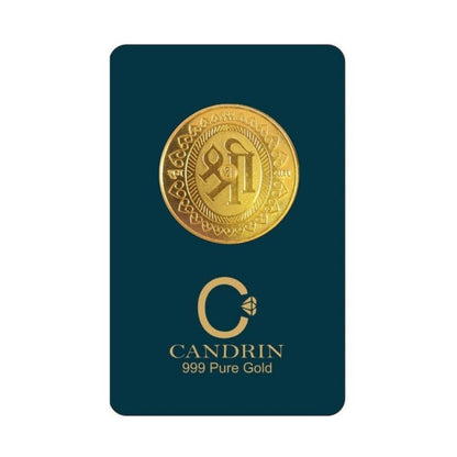 CANDRIN 999 GOLD SHRI COIN