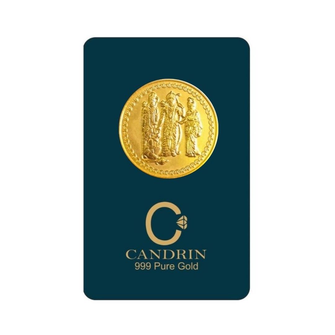 CANDRIN 999 GOLD RAMDARBAR COIN