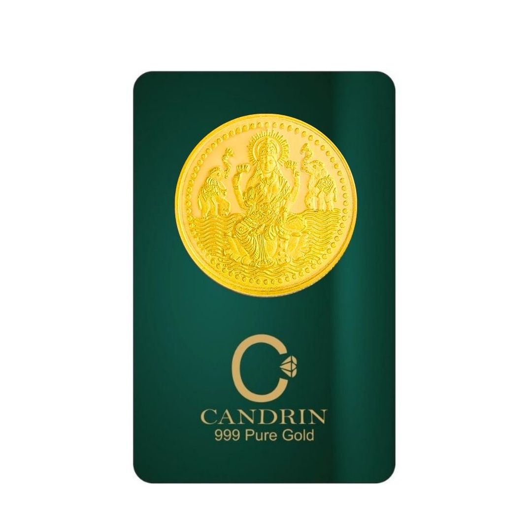 CANDRIN 999 GOLD MAHALAXMI COIN