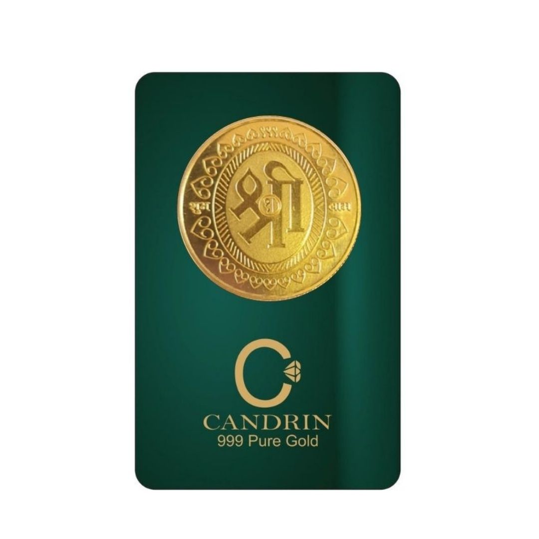 CANDRIN 999 GOLD SHRI COIN