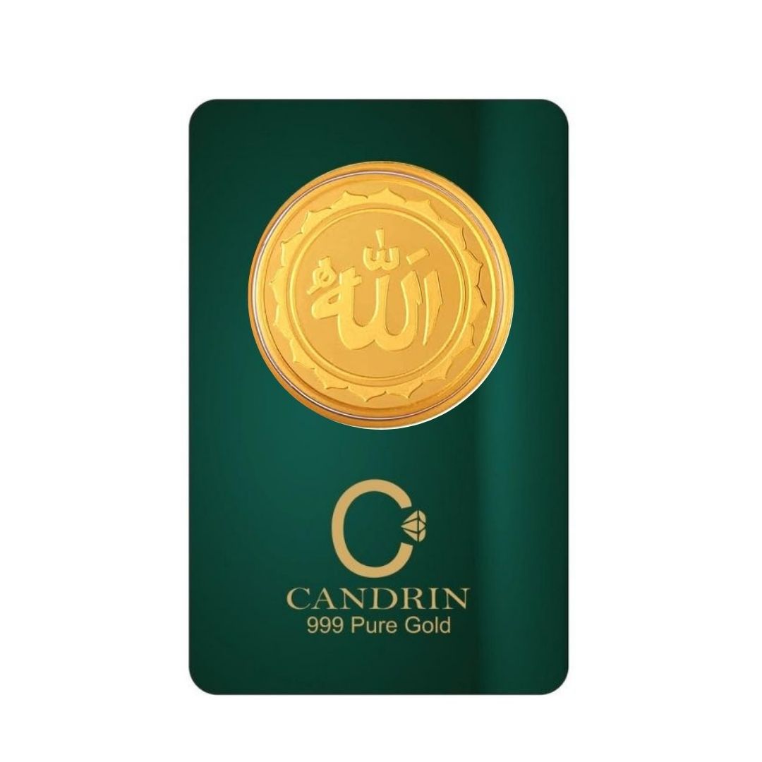 CANDRIN 999 GOLD ALLAH COIN