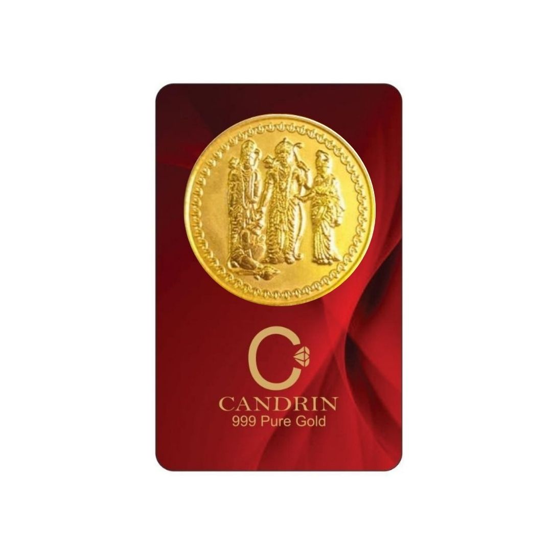 CANDRIN 999 GOLD RAMDARBAR COIN