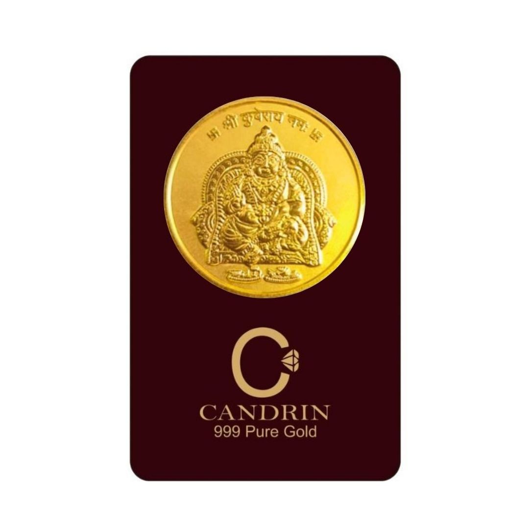 CANDRIN 999 GOLD KUBER JI COIN