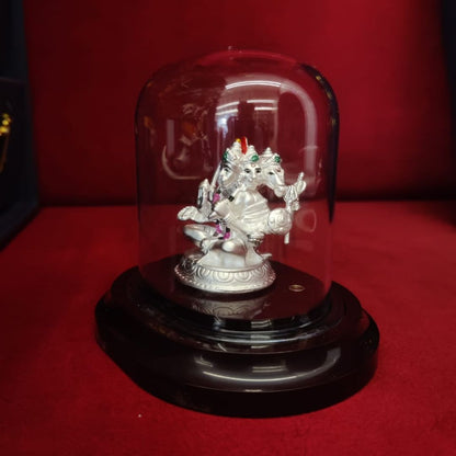 Punch Mukhi Hanuman Ji 999 Silver Idol