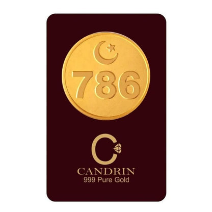CANDRIN 999 GOLD 786 COIN