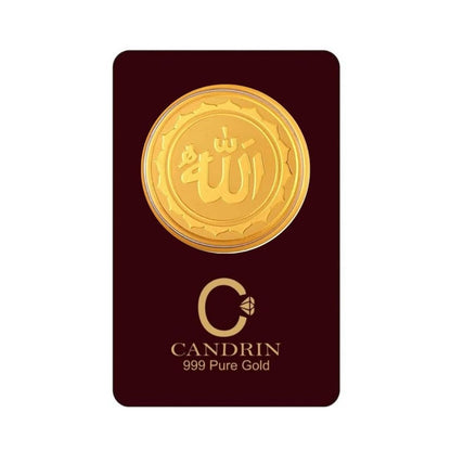 CANDRIN 999 GOLD ALLAH COIN