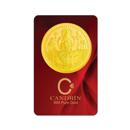 CANDRIN 999 GOLD MAHALAXMI COIN