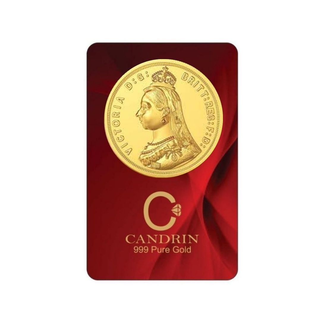 CANDRIN 999 GOLD VICTORIA COIN