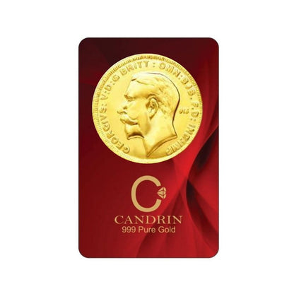 CANDRIN 999 GOLD GEORGE COIN