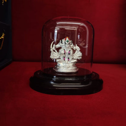 Punch Mukhi Hanuman Ji 999 Silver Idol
