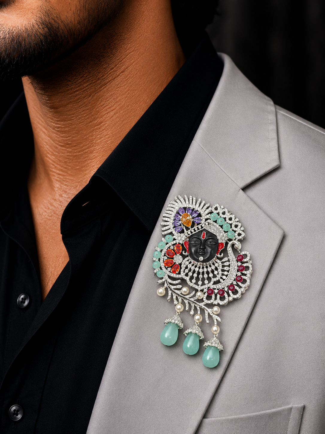 Banke Bihari Brooch