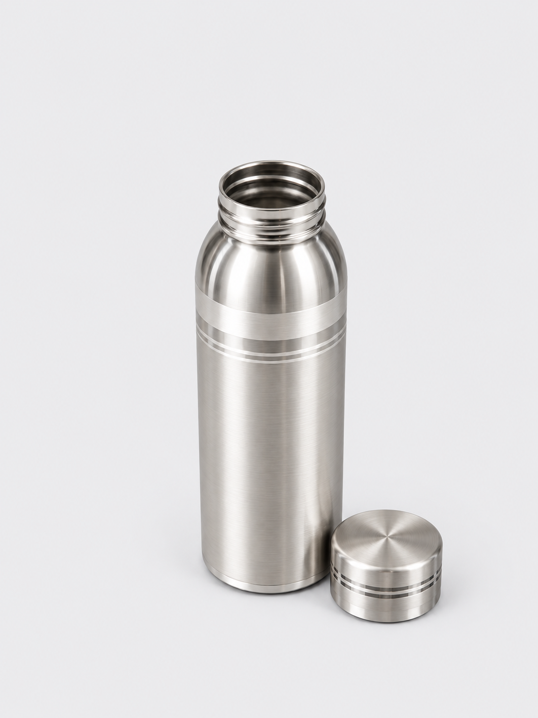 Silver bottle A
