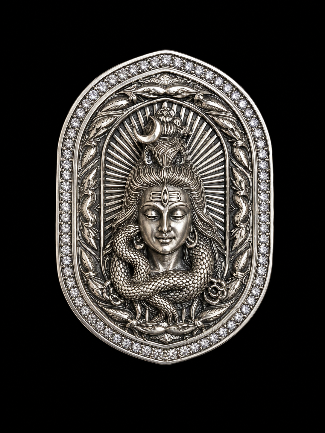 Lord Shiva brooch