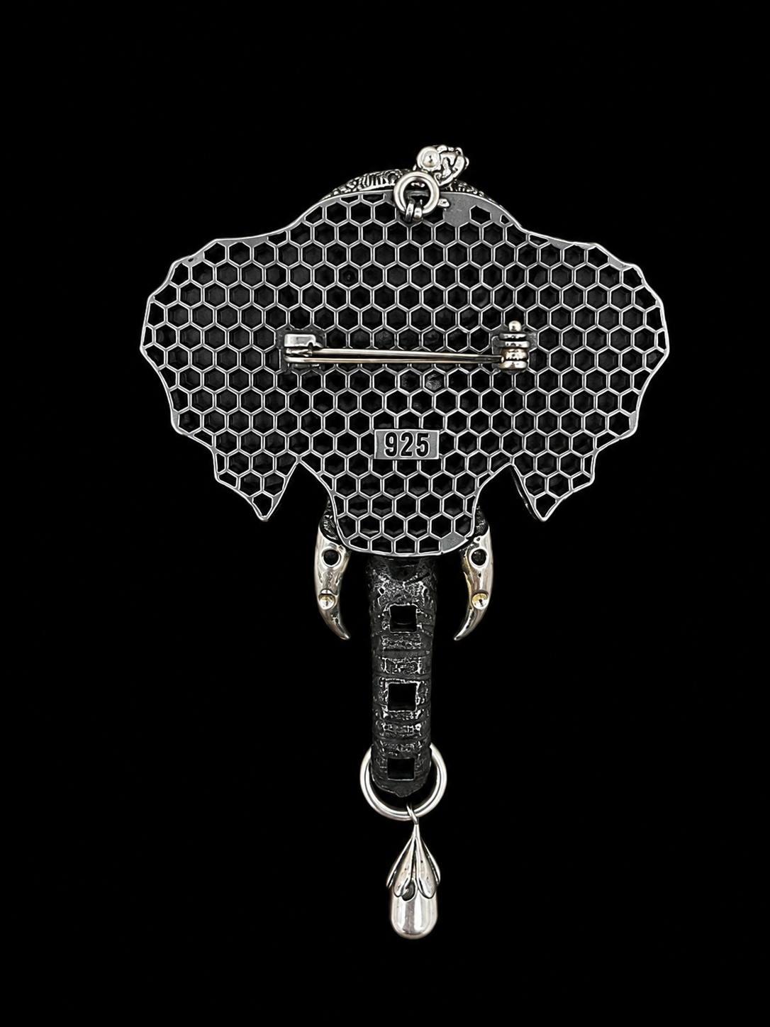Elephant Maharaja Statement Brooch