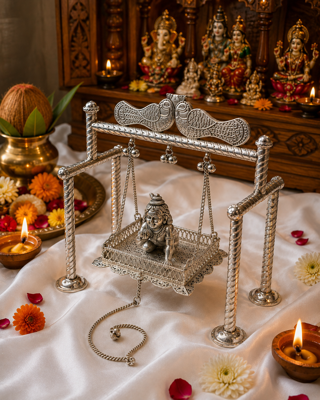 Silver Jhula – Janmashtami Special