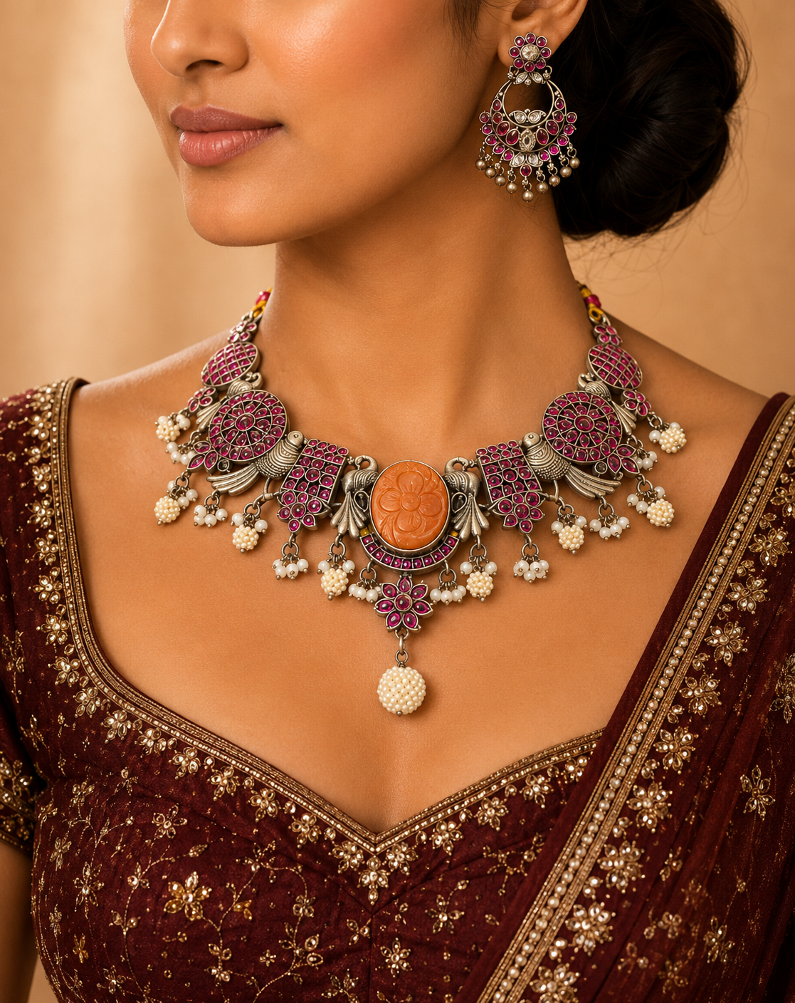 Silver Statement Necklace