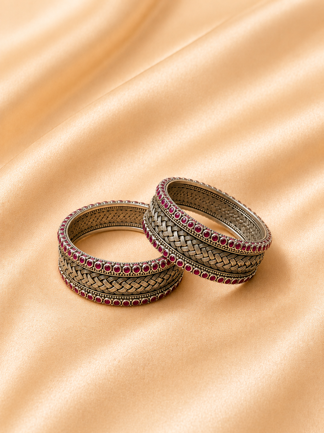 Silver Designer Bangles