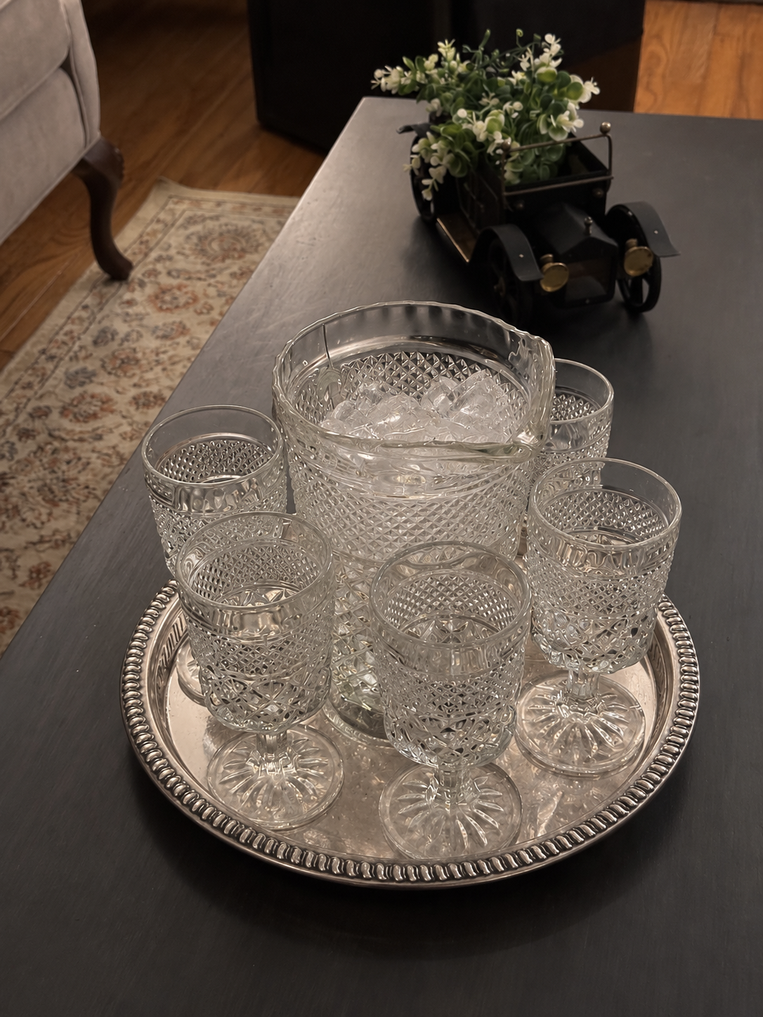 Silver tray
