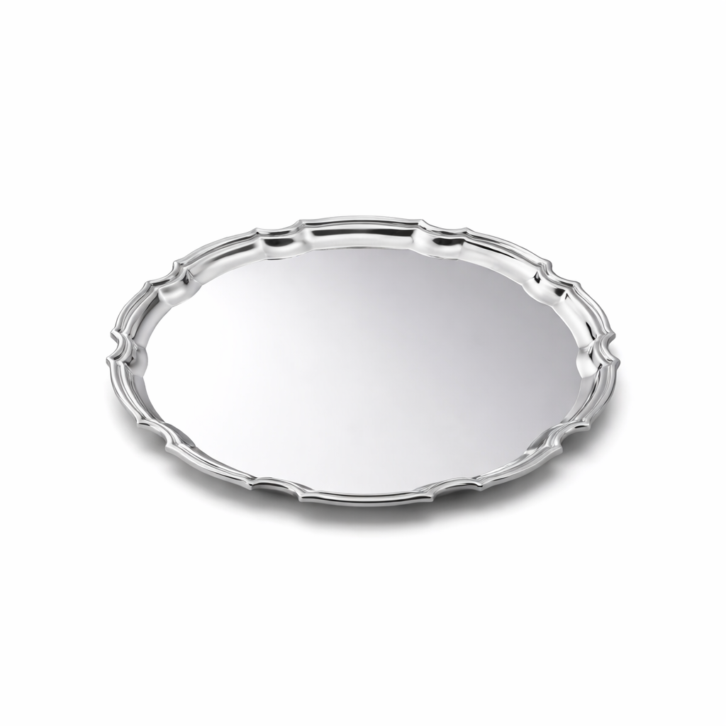 Round cut corner tray