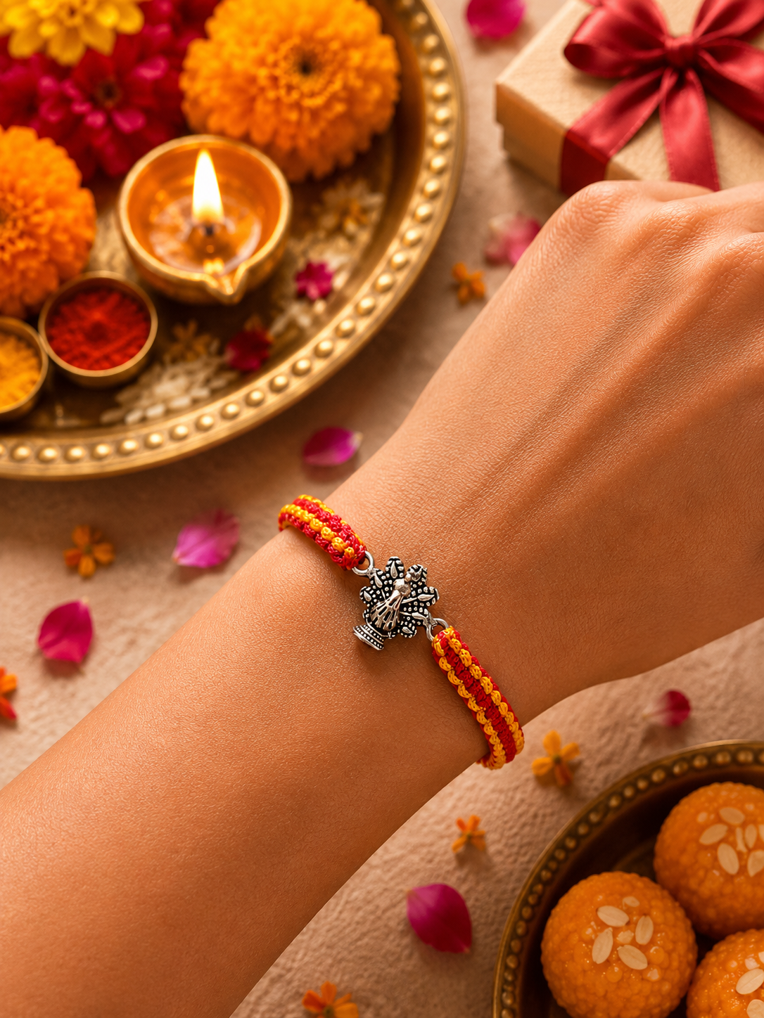 Silver Rakhi