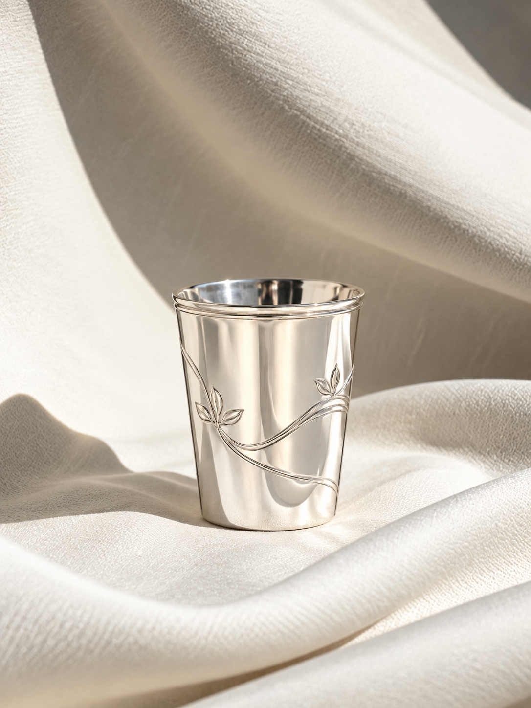 silver baby glass