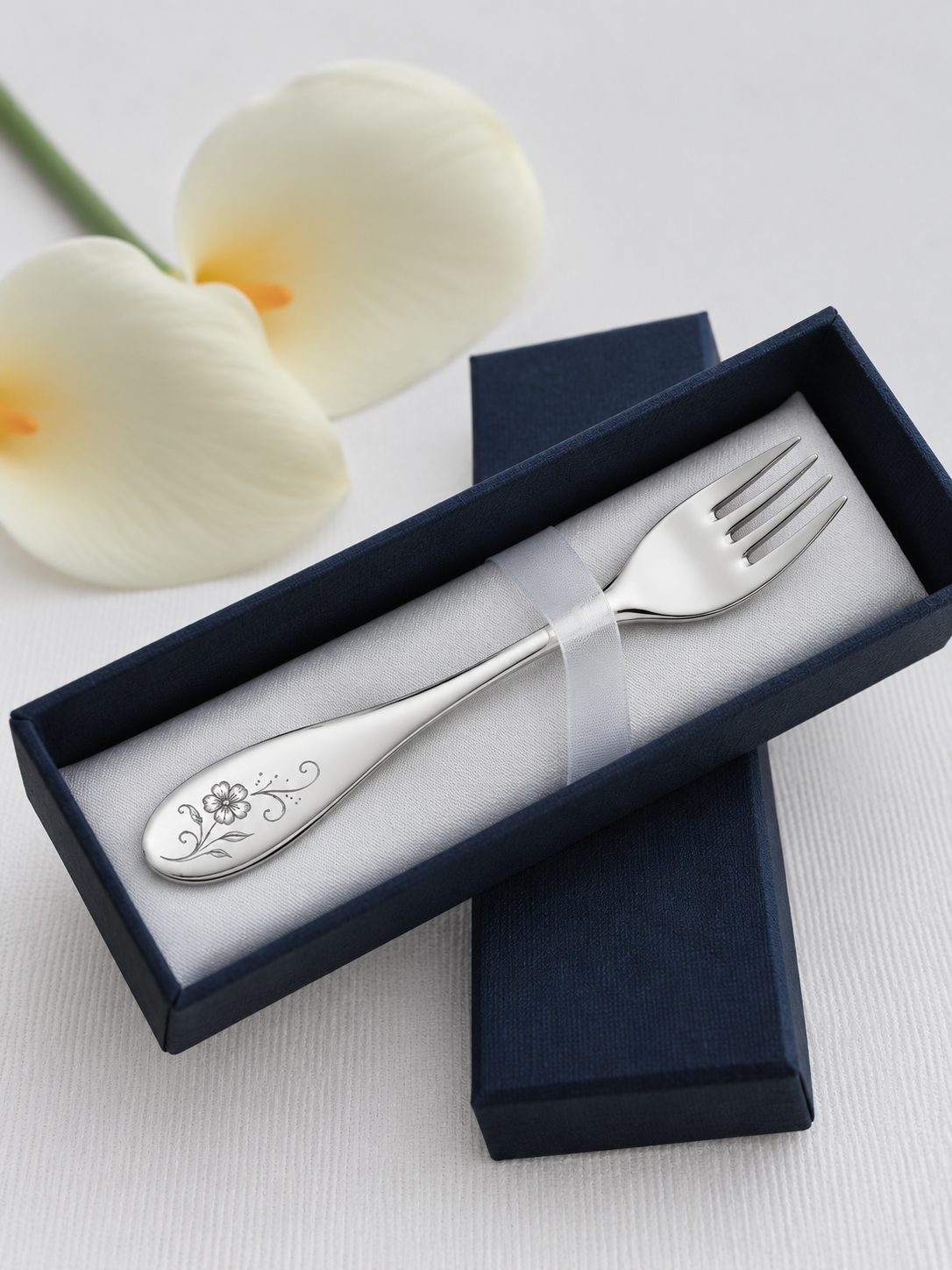 Silver plated two-piece flatware set