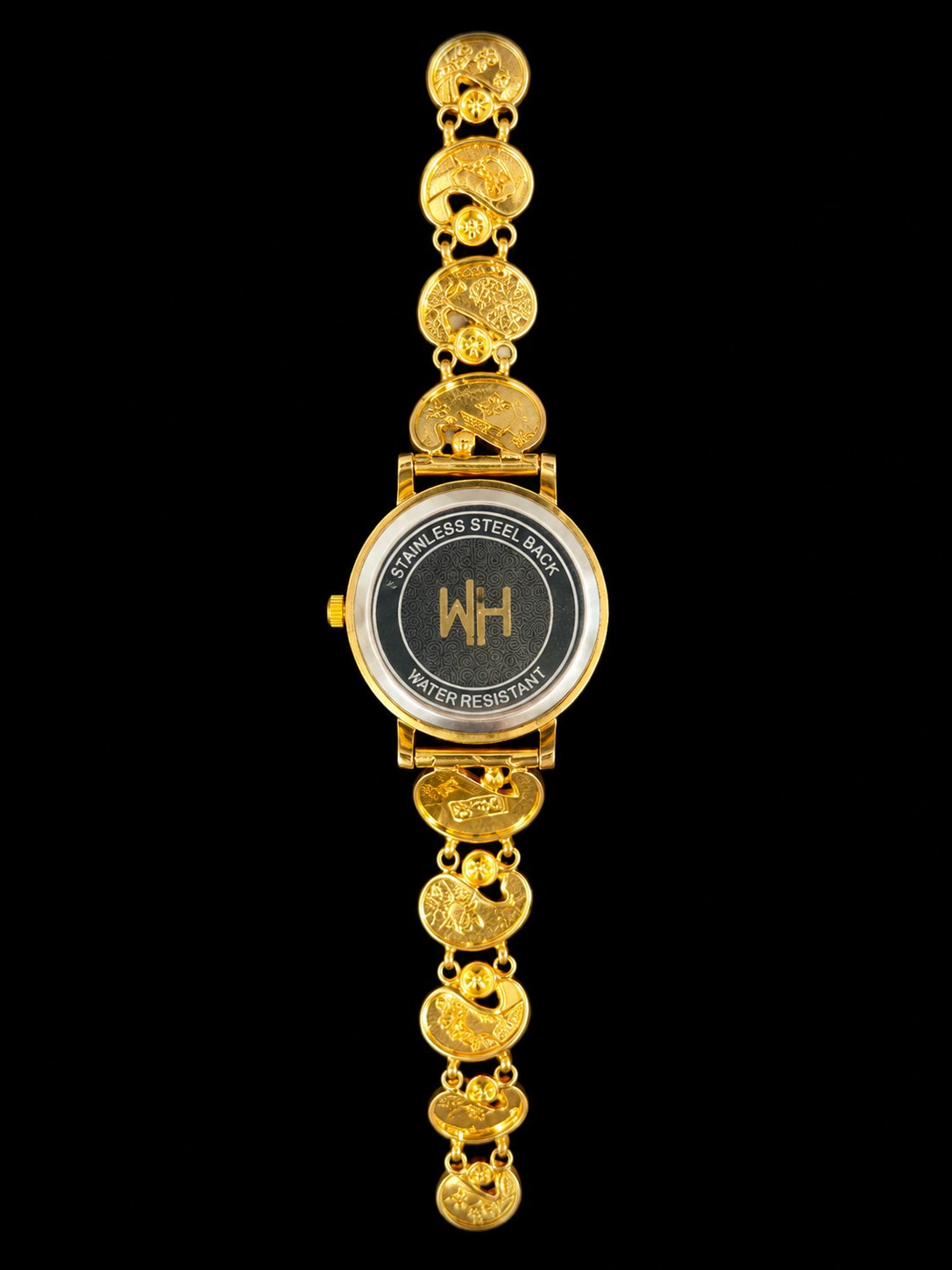 Traditional Gold+silver Tone Designer Women's Watch