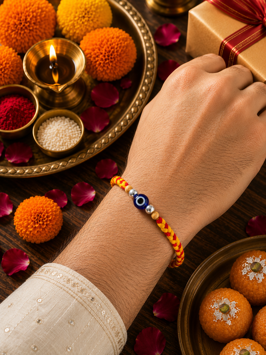 Evil Eye Blue Rakhi