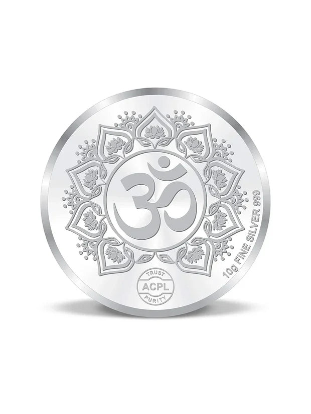 BIS Hallmarked Goddess Durga Mata 999 Pure Silver Coin