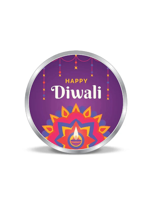 BIS Hallmarked Personalised Silver Coin Diwali Corporate Gifting, Business Promotion, Dealer, Distributor, Return Gift, Customer, Employees 999 Pure