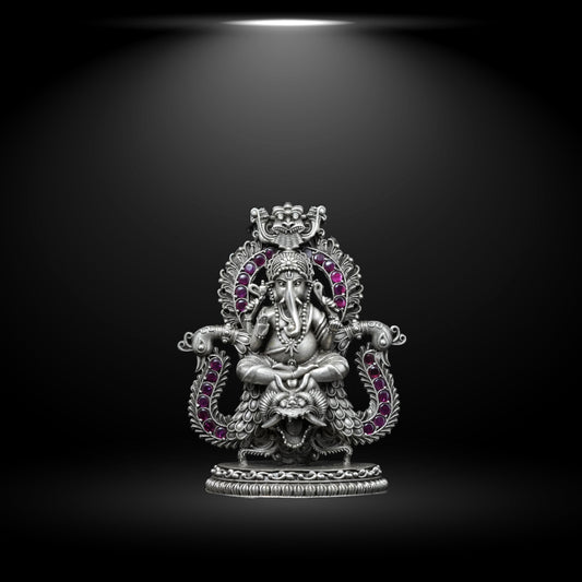 Candrin 925 Vighnaharta Ganesh Ji 2D Idol