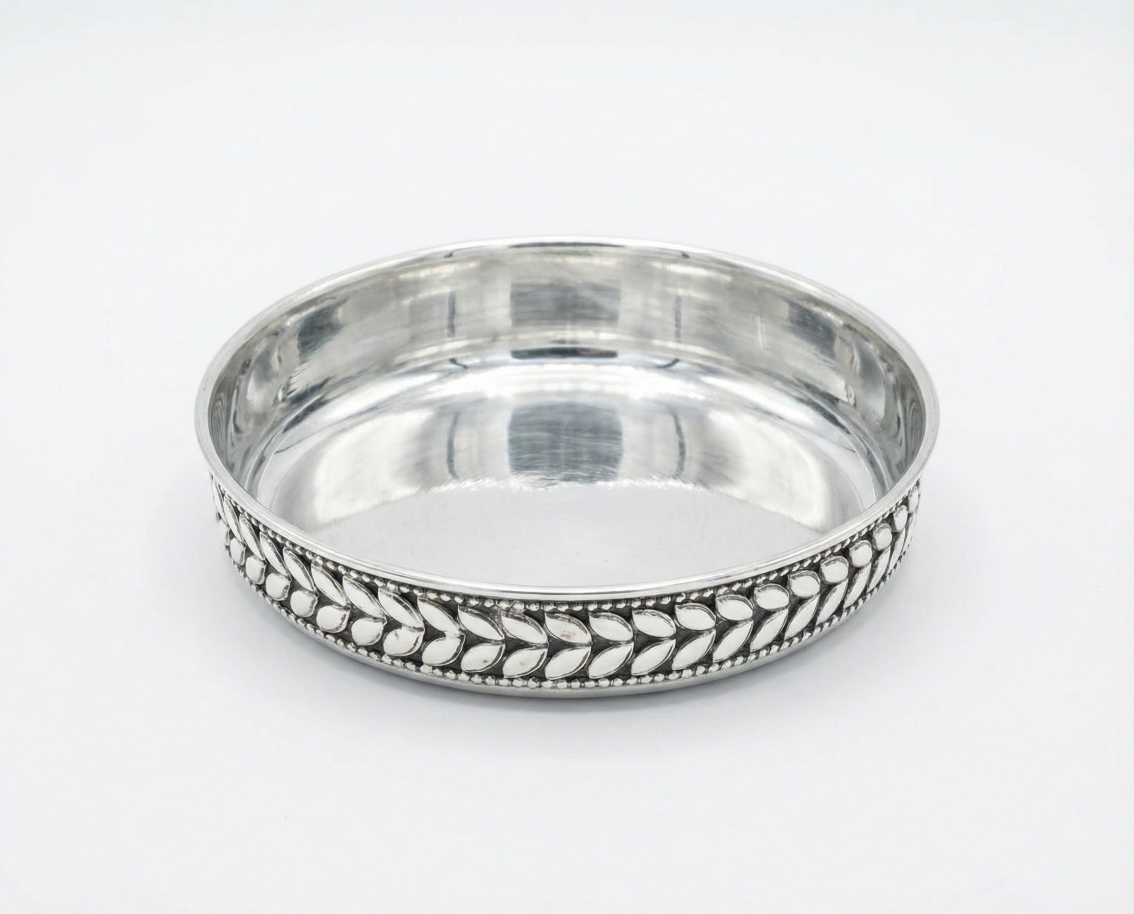 Designer Stainless Steel Serving plate