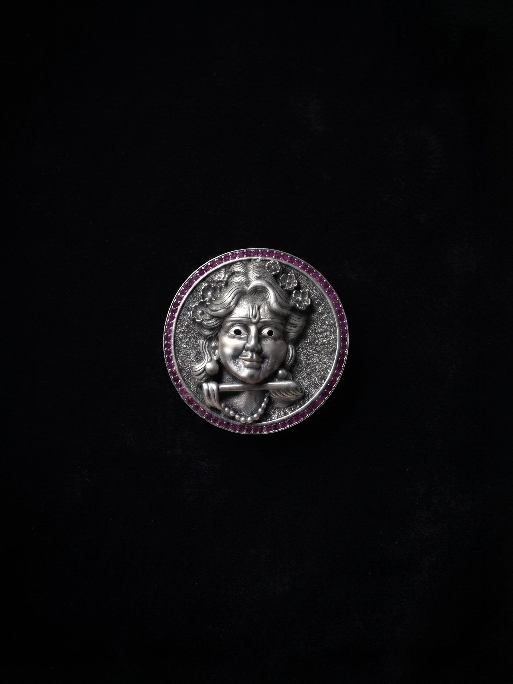 shree Krishna Designer Brooch
