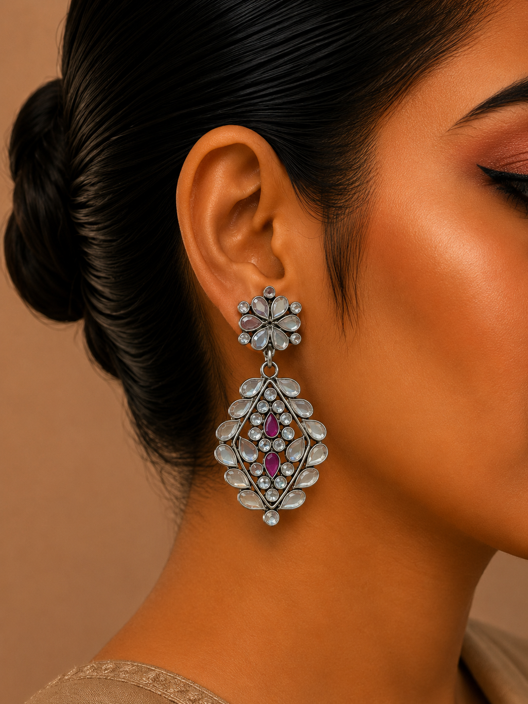 Silver Designer Earrings
