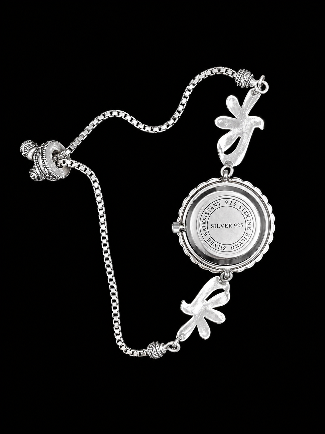 Vintage Silver Bracelet Watch for Women