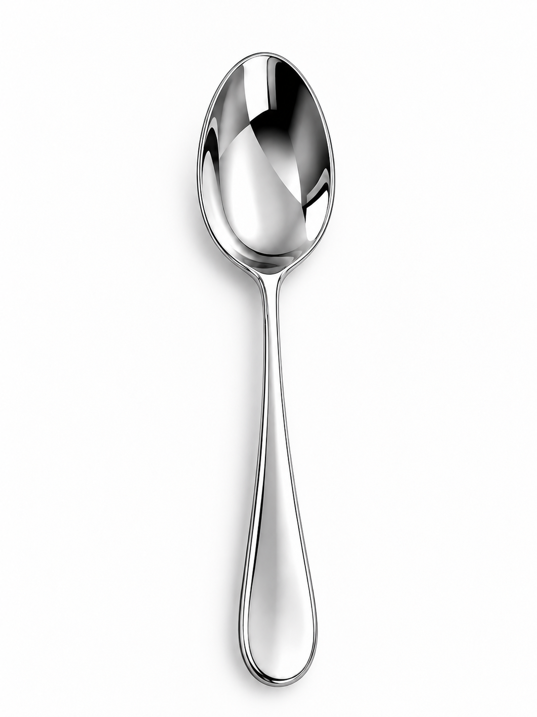 Classic Polished Silver Spoon