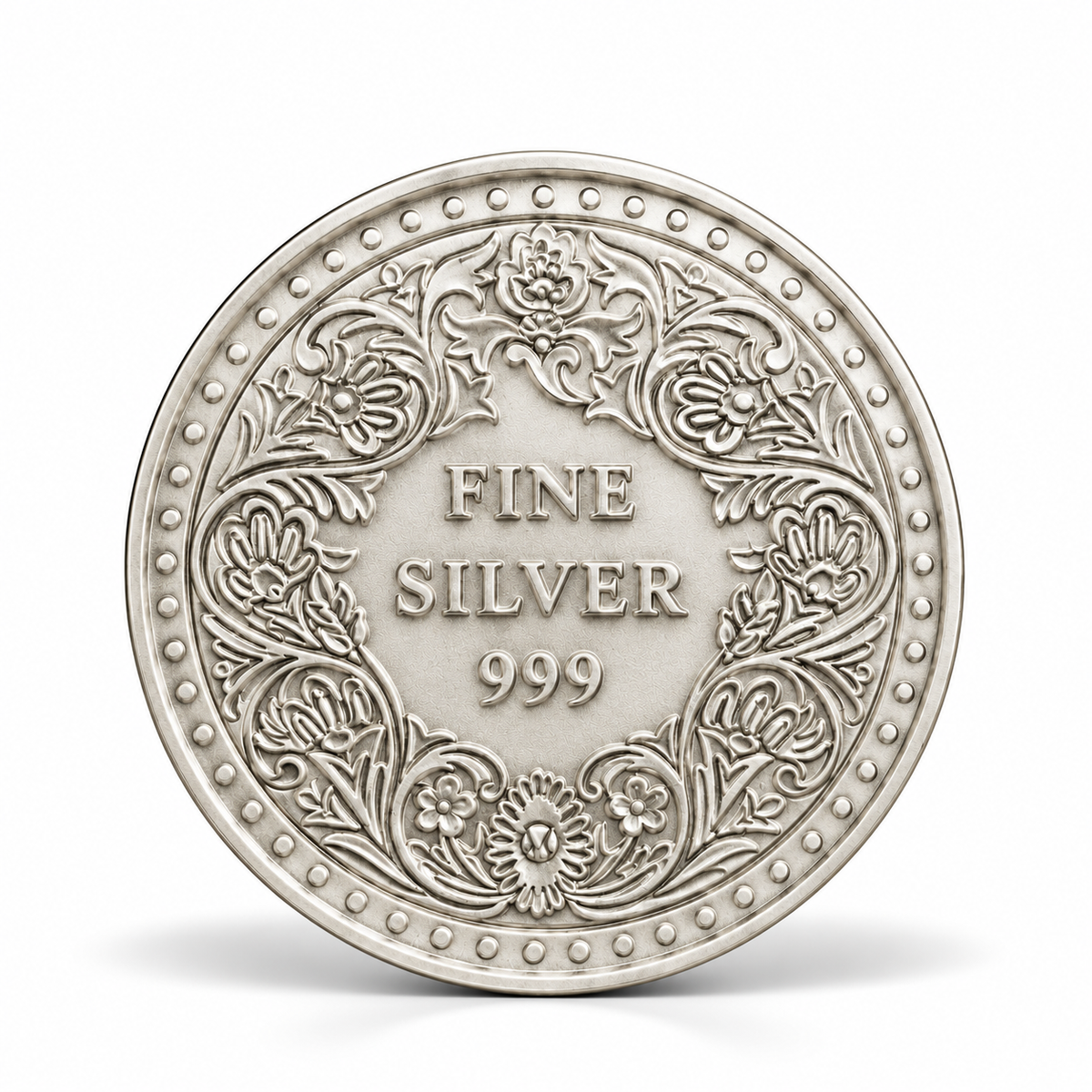 Colourful Birthday Silver Coin – Teddy Bear & Bunny Celebration Design
